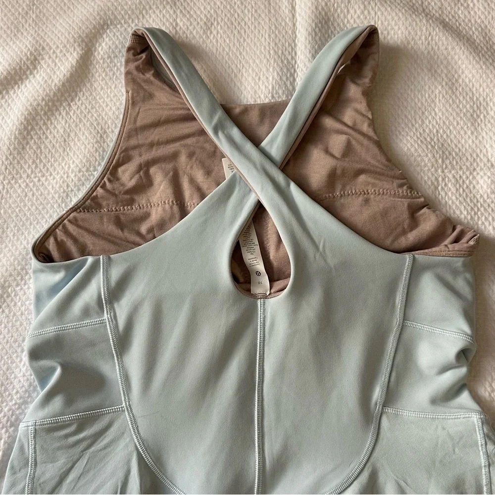 Lululemon Court Crush Tennis Dress - Powder Blue SZ 10
